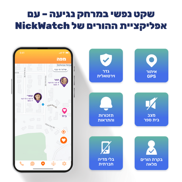 NICKWATCH: השעון החכם מס 1# לילדים